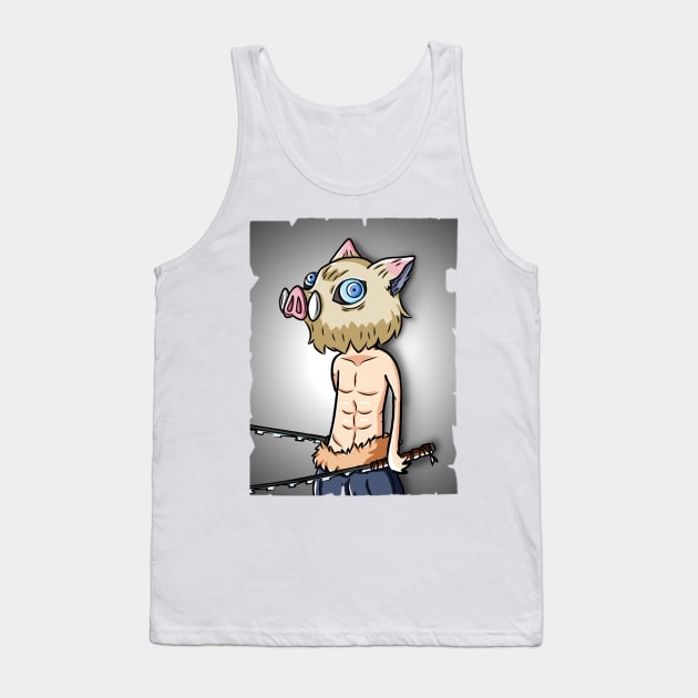 inosuke Tank Top by Stephanie Francoeur Art